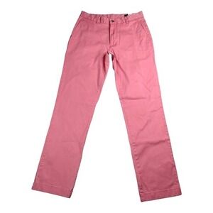 Vineyard‎ Vines Mens 30x32 Salmon Pink Cotton Dress Club Pants by Step & Ian